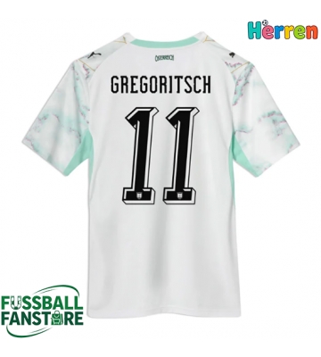 Österreich Michael Gregoritsch #11 Replik Auswärtstrikot WM 2026 Kurzarm